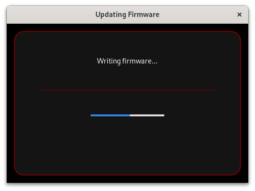 Firmware Update Progress