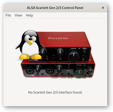 No Interface Connected