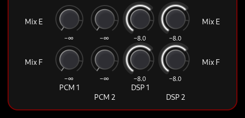 4th Gen Solo Mixer E & F Outputs