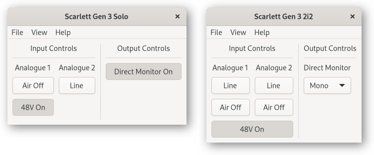 Gen 3 Small Interfaces