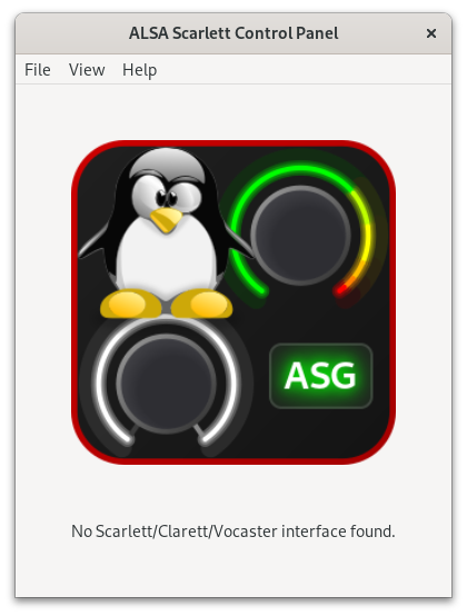 No Interface Connected